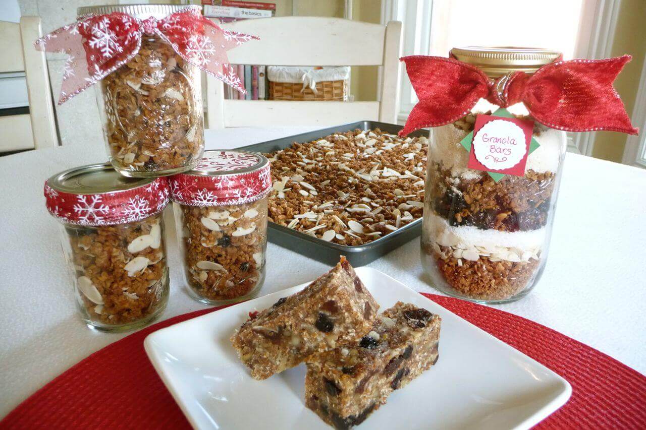 healthy homemade granola gifts in a jar keeper of the home healthy homemade granola gifts in a jar keeper of the home