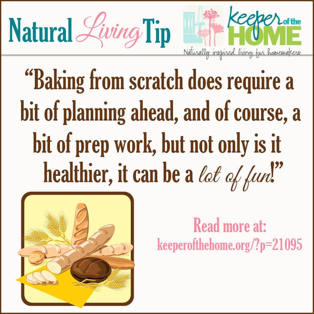 Natural Living Tip ~ Baking is nutritious and FUN! Natural Living Tip ~ Baking is nutritious and FUN!