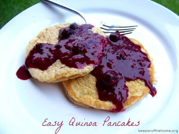 Easy Quinoa Pancakes (Gluten, Dairy, and Sugar Free) Easy Quinoa Pancakes (Gluten, Dairy, and Sugar Free)