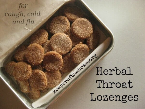 Homemade Herbal Throat Lozenges for Cough, Cold, and Flu Homemade Herbal Throat Lozenges for Cough, Cold, and Flu