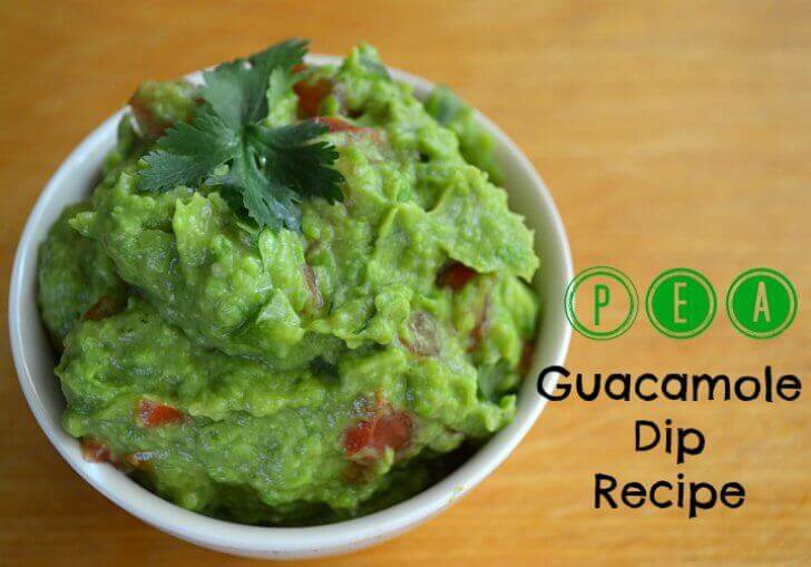 Pea Guacamole Dip Recipe: Guacamole That Stays Green! Pea Guacamole Dip Recipe: Guacamole That Stays Green!