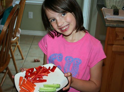 abbie-with-veggie-crudites